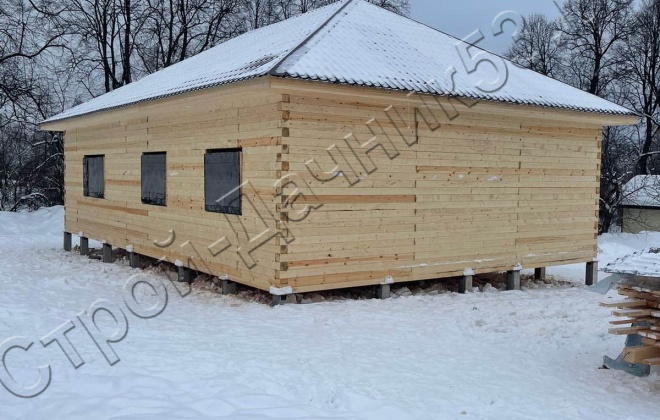 4 Брусовой дом  ОД-41, 13,5Х9, 127,8 м², Калужская область, Малоярославецкий район, село Казариново (1)